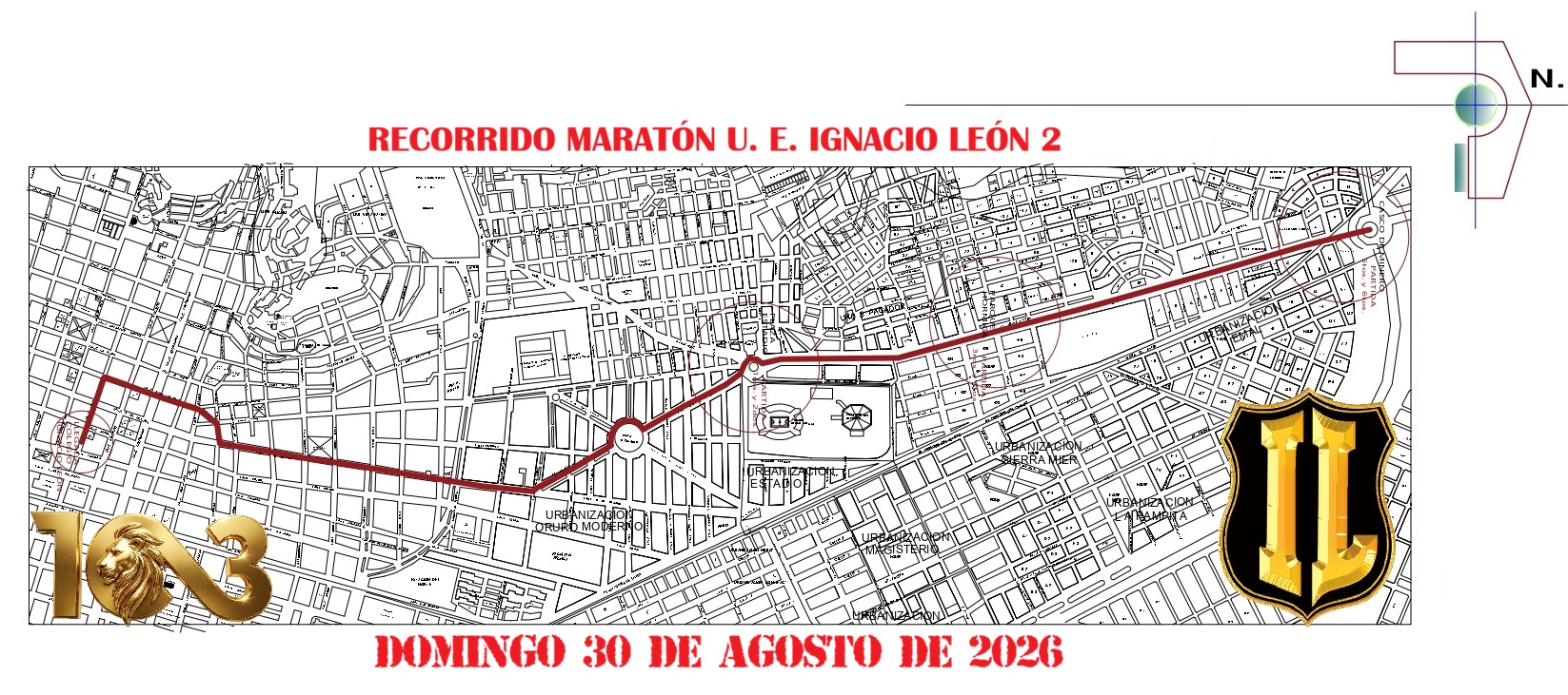 RUTA DE LA MARATÓN 2026